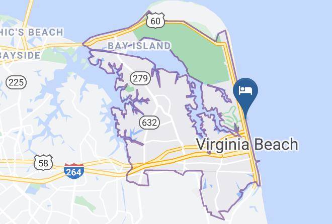 Virginia Beach City - Courtyard By Marriott Virginia Beach Oceanfront North 37th Street Maps