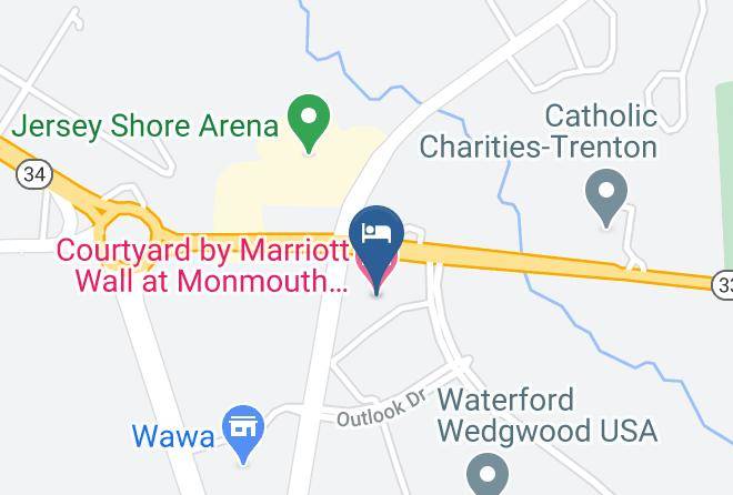 Monmouth - Courtyard By Marriott Wall At Monmouth Shores Corporate Park Maps