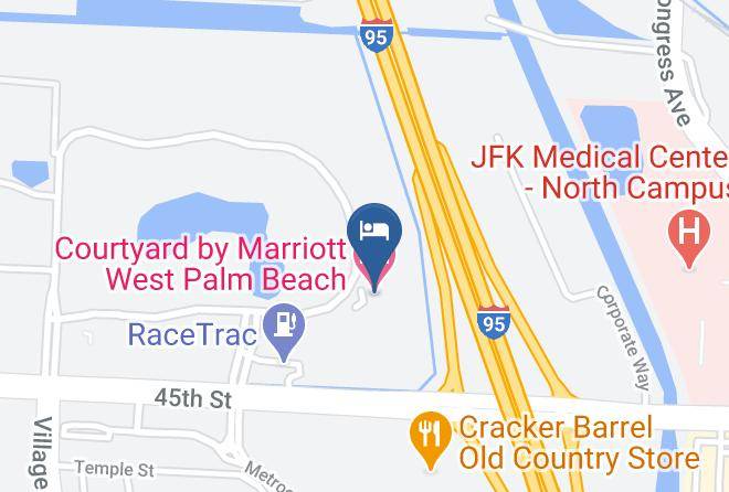 Palm Beach - Courtyard By Marriott West Palm Beach Maps