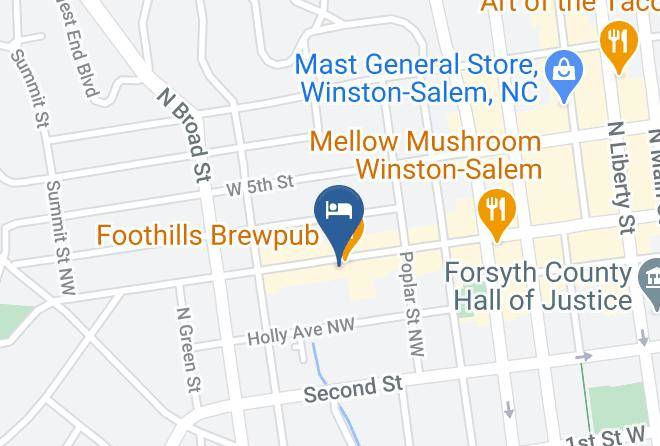 Courtyard By Marriott Winston Salem Downtown Map