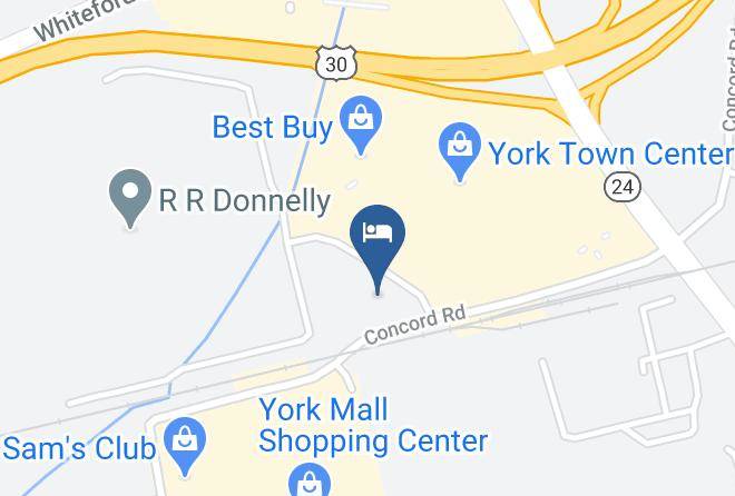 York - Courtyard By Marriott York Maps