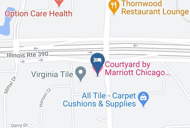 Dupage - Courtyard By Marriott Chicago Wood Dale Itasca Maps