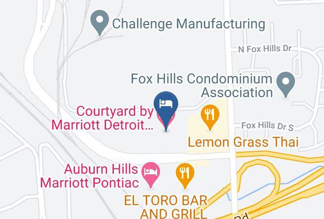 Oakland County - Courtyard By Marriott Detroit Pontiac Auburn Hills Maps