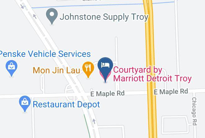 Oakland County - Courtyard By Marriott Detroit Troy Maps