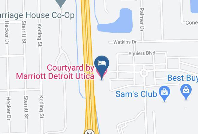 Macomb County Utica Area - Courtyard By Marriott Detroit Utica Maps