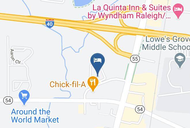 Residence Inn By Marriott Durham Research Triangle Park Map