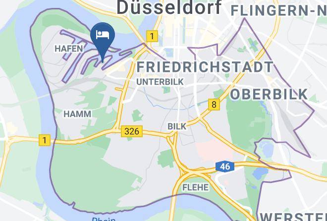 Dusseldorf - Courtyard Dusseldorf Hafen Maps