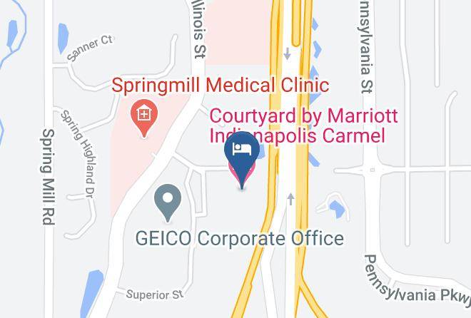 Hamilton - Courtyard By Marriott Indianapolis Carmel Maps