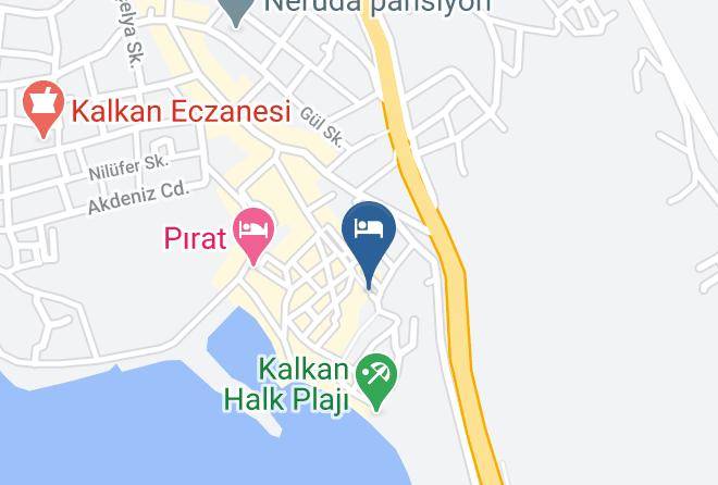 Kas - Courtyard Kalkan Maps