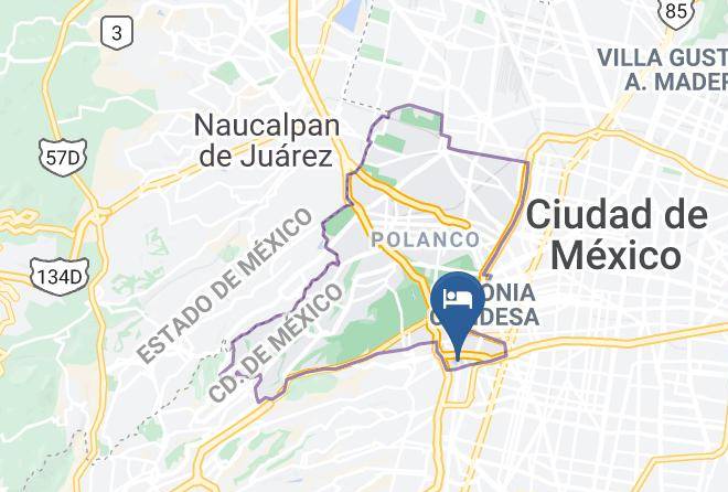Miguel Hidalgo - Courtyard Mexico City Revolucion Maps