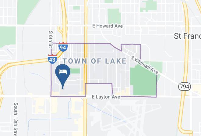 Milwaukee - Courtyard By Marriott Milwaukee Airport Maps