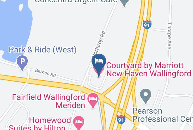 Courtyard By Marriott New Haven Wallingford Map