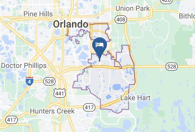 Orange - Courtyard By Marriott Orlando Airport Maps