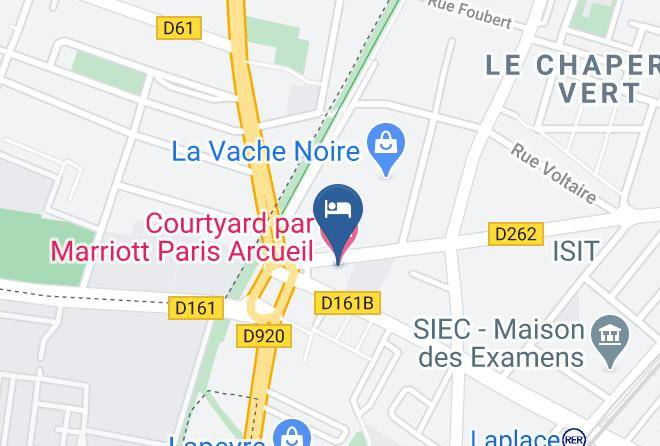 Val De Marne - Courtyard Paris Arcueil Maps