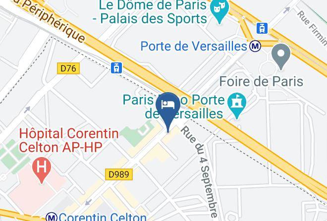 Hauts De Seine - Courtyard Paris Porte De Versailles Maps