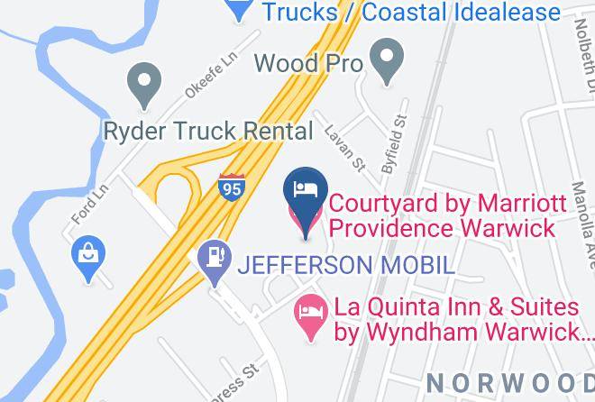 Kent - Courtyard By Marriott Providence Warwick Maps