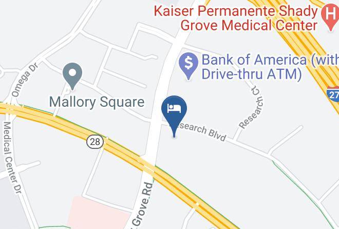 Montgomery - Courtyard By Marriott Rockville Maps