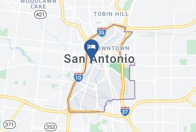 Bexar - Courtyard By Marriott San Antonio Downtown Market Square Maps