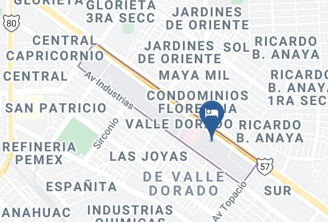 San Luis Potosi Valle Dorado 6 - Courtyard San Luis Potosi Maps