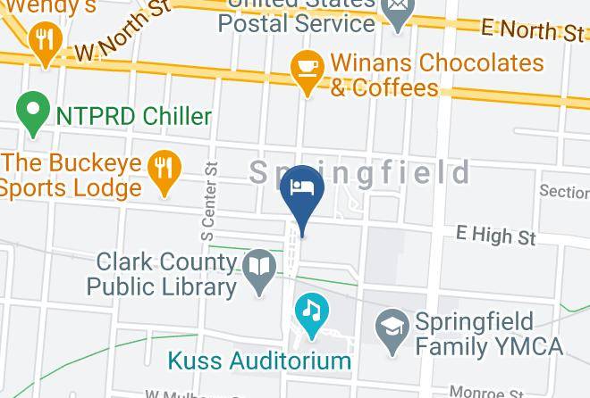 Clark - Courtyard By Marriott Springfield Downtown Maps
