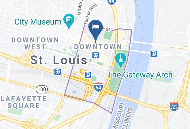 St Louis City - Marriott St Louis Grand Maps