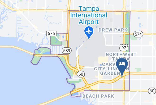 Hillsborough - Courtyard By Marriott Tampa Westshore Airport Maps