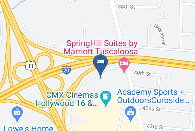 Tuscaloosa - Fairfield Inn Tuscaloosa Maps