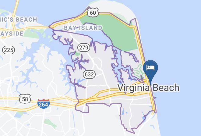 Virginia Beach City - Courtyard By Marriott Virginia Beach Oceanfront South Maps