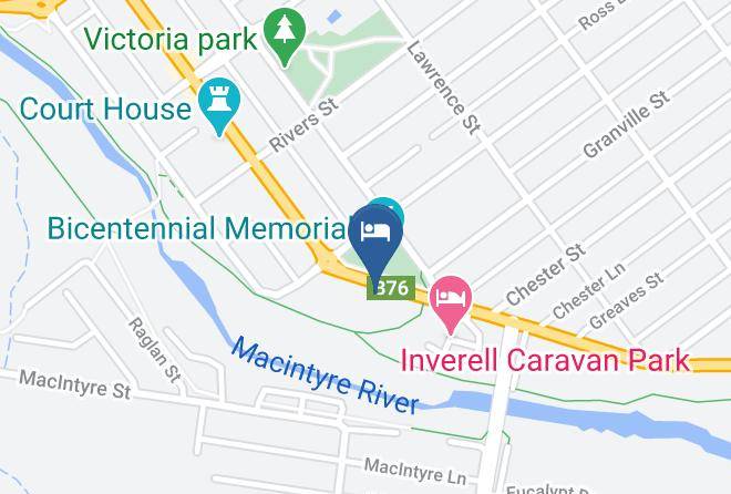 Inverell - Cousins Motor Inn 3 5 Star Rated Maps