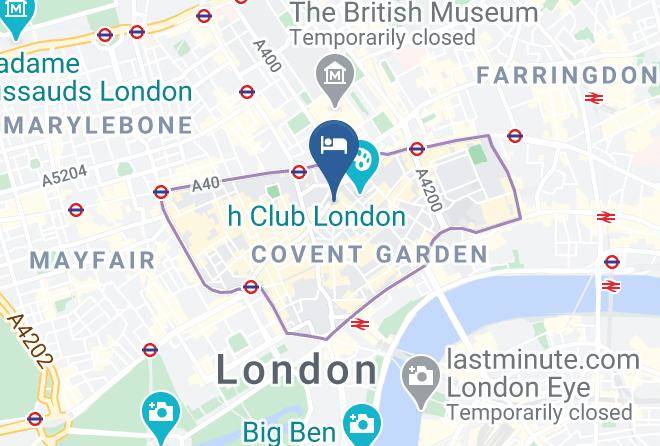 London - Covent Garden Hotel Maps