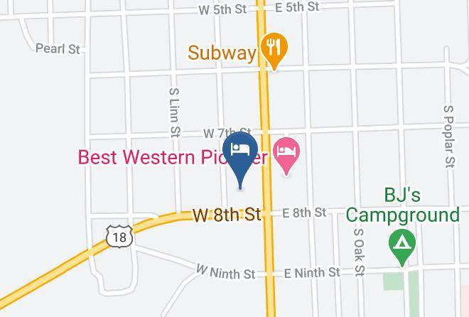 Niobrara - Covered Wagon Motel Maps
