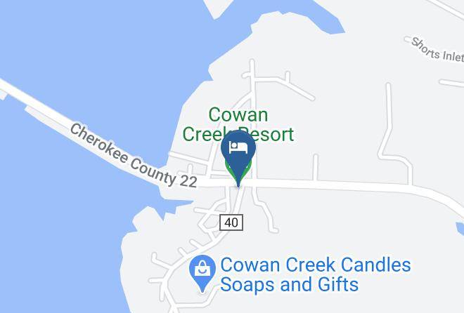 Cherokee - Cowan Creek Resort Maps