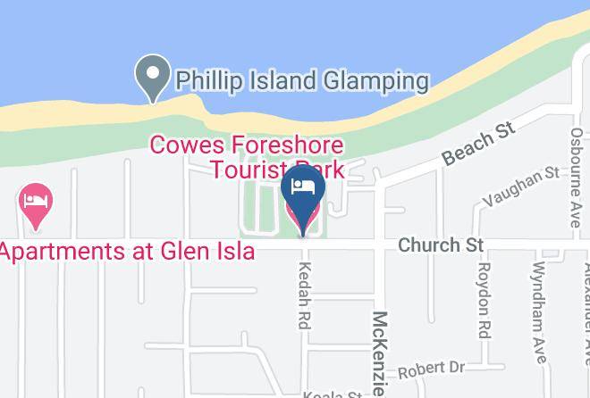 Bass Coast - Cowes Foreshore Tourist Park Maps