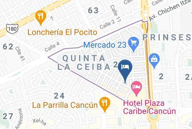 Benito Juarez - Hotel Las Palmas En Laurel Maps