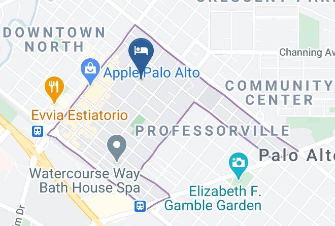 Santa Clara - Cowper Inn Maps