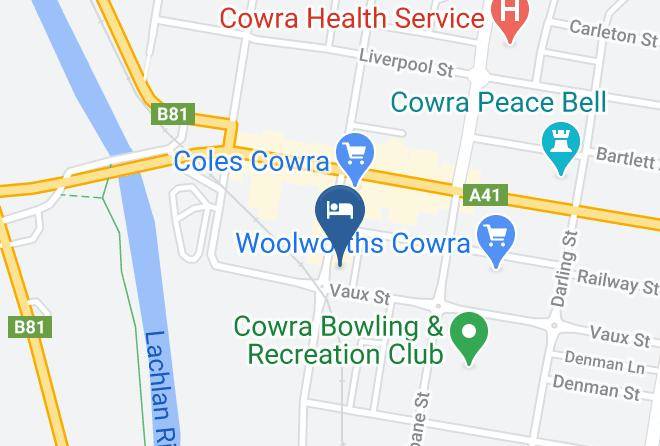 Cowra - Cowra Motor Inn Maps