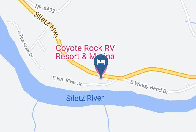 Lincoln - Coyote Rock Rv Resort & Marina Maps