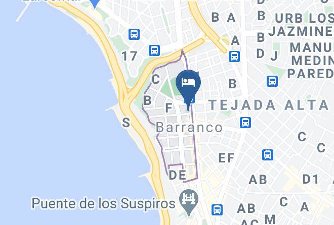 Barranco - Cozy 2br In Luxury Building Maps