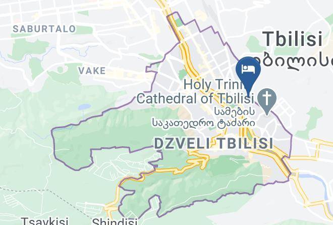 Tbilisi - Cozy Apartments In Old Tbilisi Maps