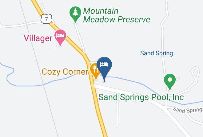Berkshire - Cozy Corner Motel Maps