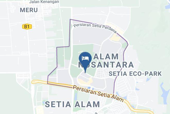 Cozy Hideout Trefoil Setia Alam Map