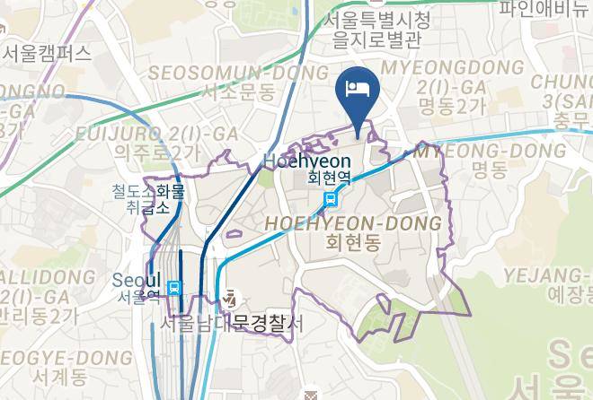 Junggu - Hotel Cozy Myeongdong Maps