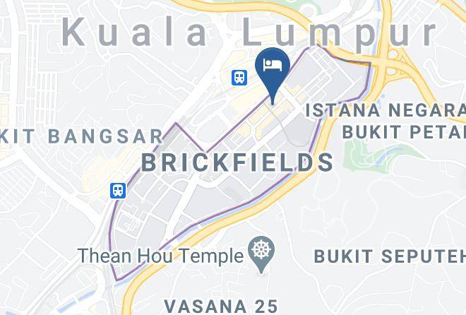 Kuala Lumpur - Cozy Hotel Kl Sentral Maps