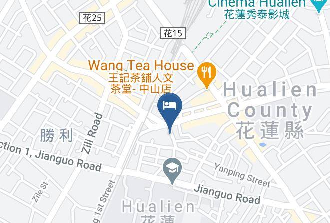 Cozy House Mapa - Taiwan - Hualiennty