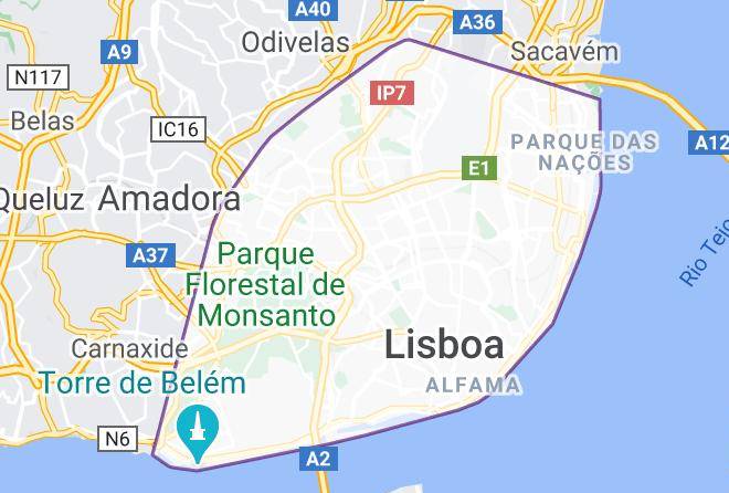 Lisbon - Cozy Lisbon Janelas Verdes Maps