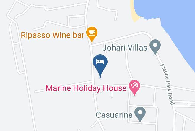 Kilifi - Cozy Point Boutique Hotel Maps