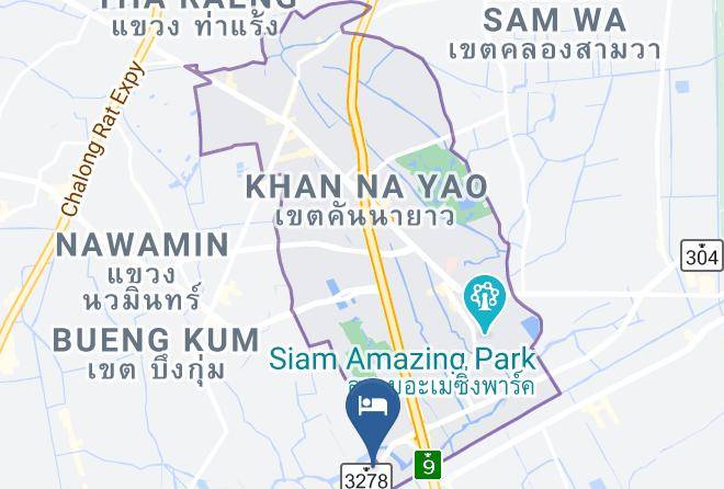 Bueng Kum District - Cozy Serithai For 2 People 20 Mins To Suvarnabhumi Maps