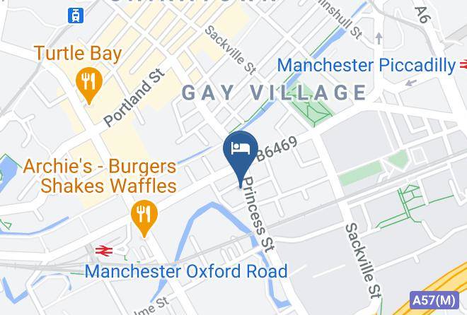 Greater Manchester - Cozy Stays Princess Street Manchester City Centre Maps
