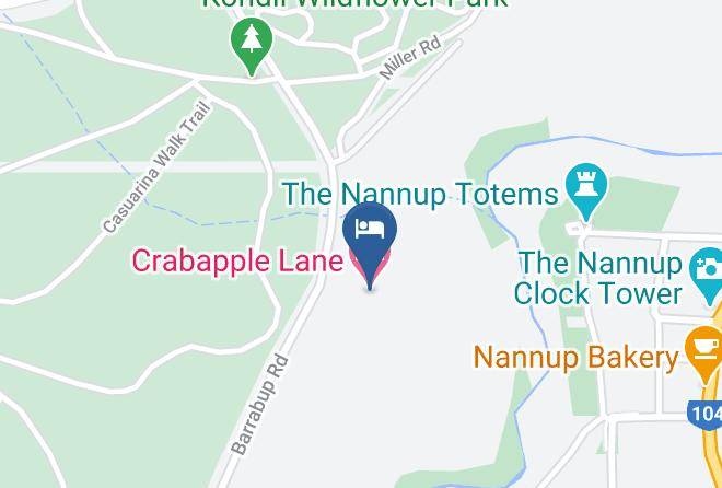 Nannup - Crabapple Lane Maps