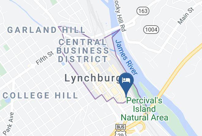 Craddock Terry Hotel And Event Center Map